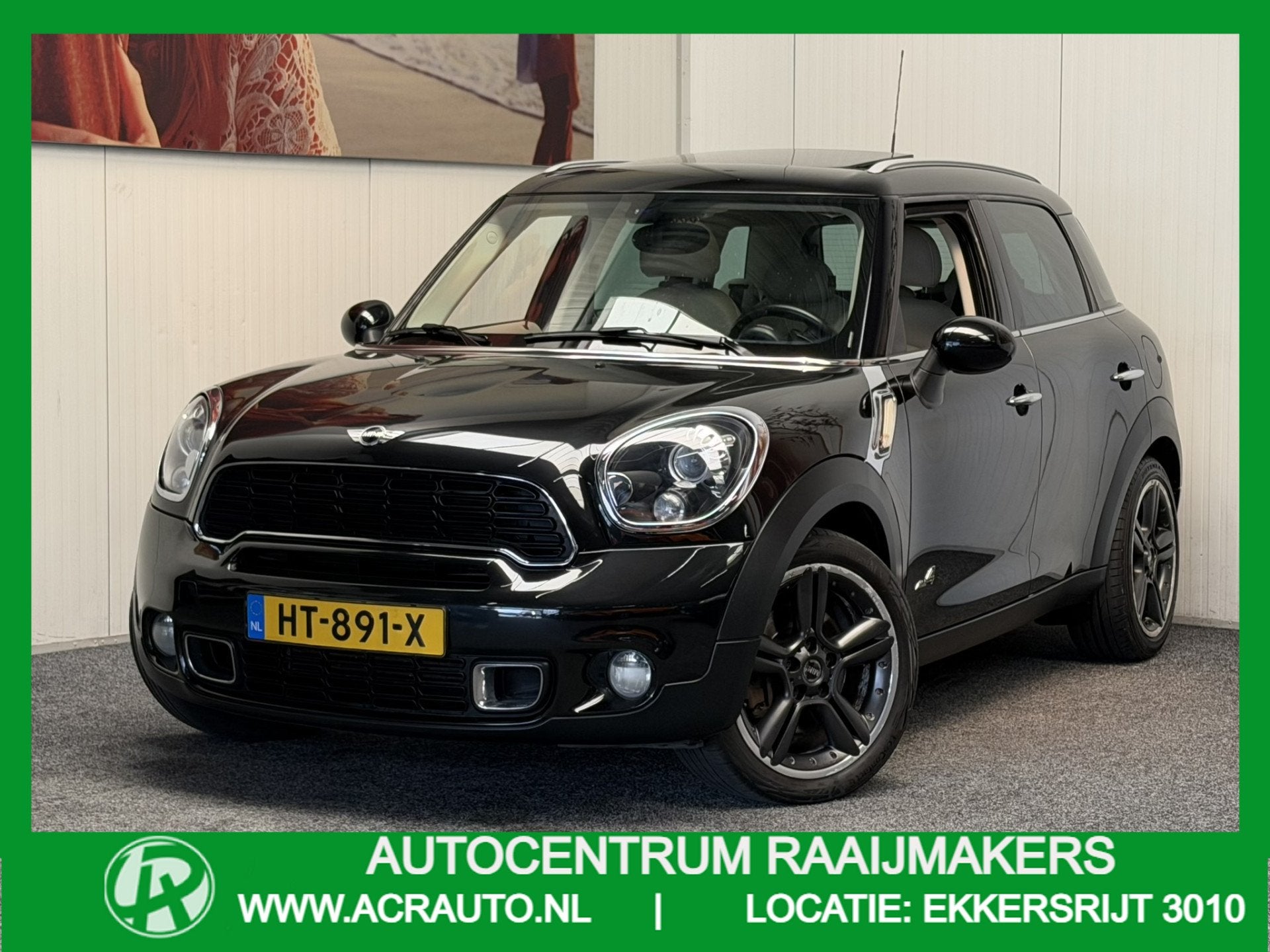 MINI Countryman 1.6 COOPER S ALL4 CHILI LEDER PANORAMA SCHUI, Euro 5, 1380 kg, Gebruikt, Beige