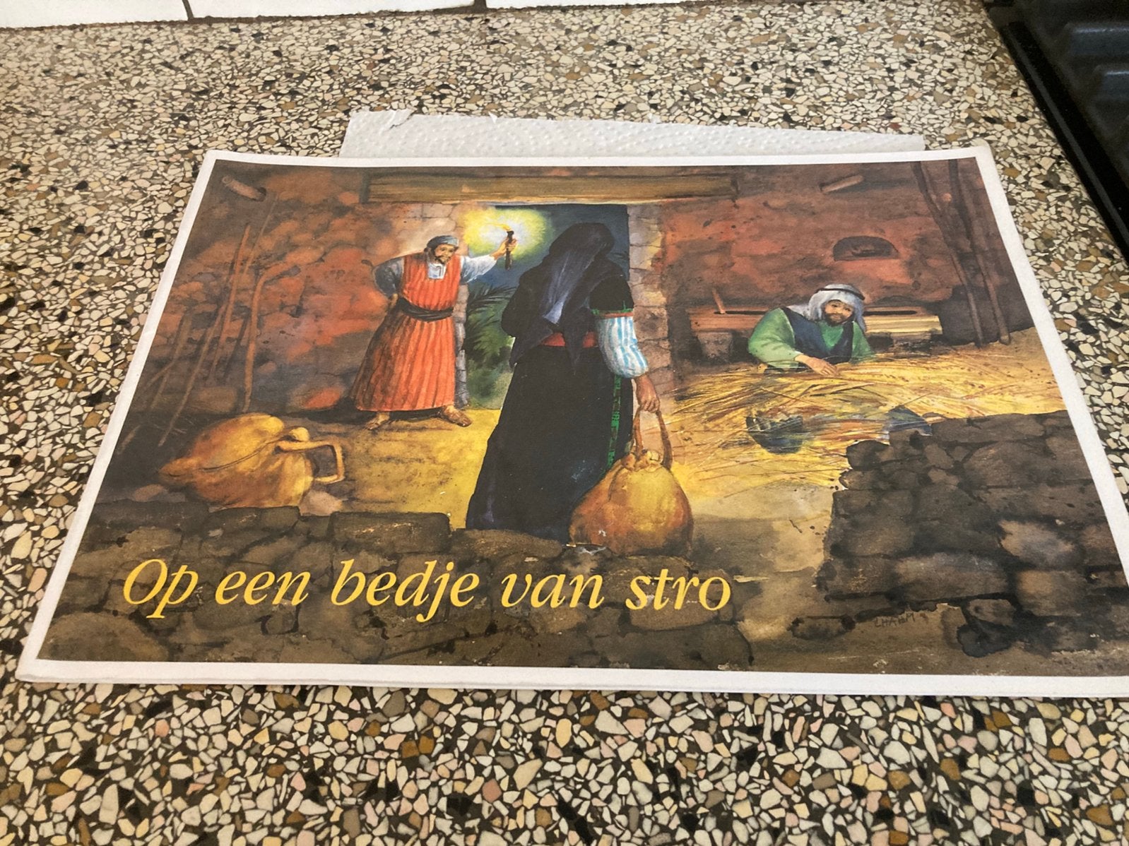 Op een bedje van stro, Diversen, Kerst, Ophalen of Verzenden