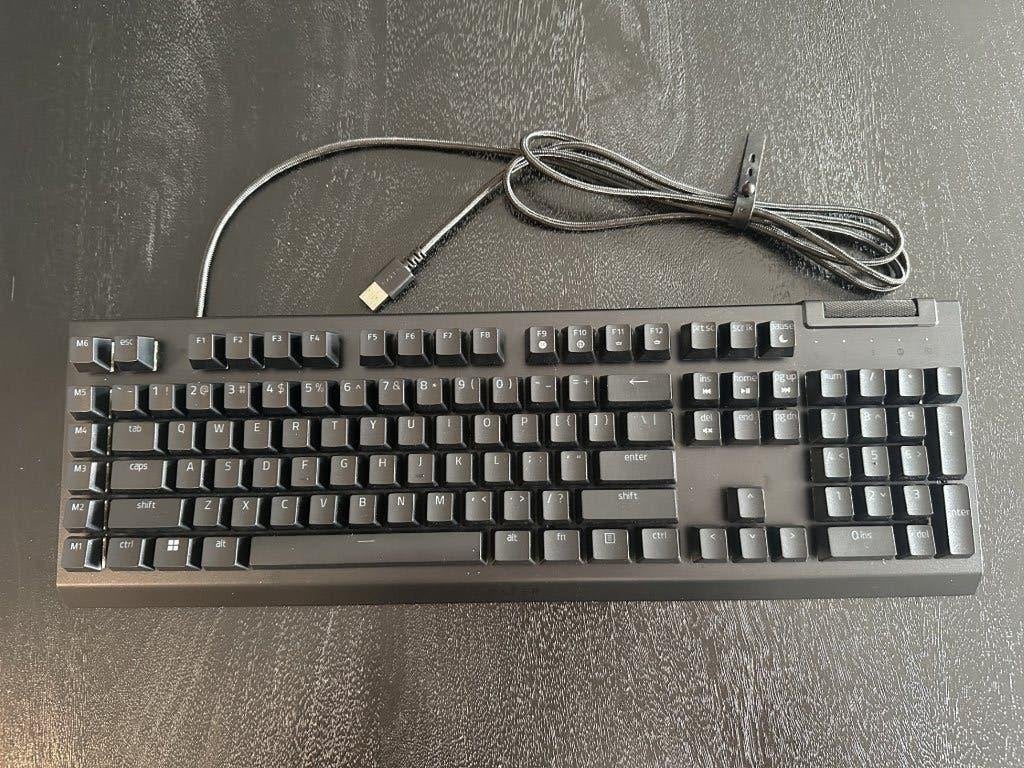 Razer BlackWidow V4 X Zwart - Razer Yellow Toetsenbord, Ophalen of Verzenden, Zo goed als nieuw, Razer BlackWidow, Qwerty