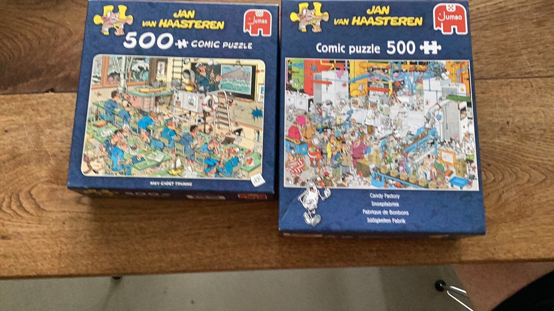 2 jan van haasteren puzzels 500 stukjes, Ophalen of Verzenden, 500 t/m 1500 stukjes, Zo goed als nieuw, Legpuzzel