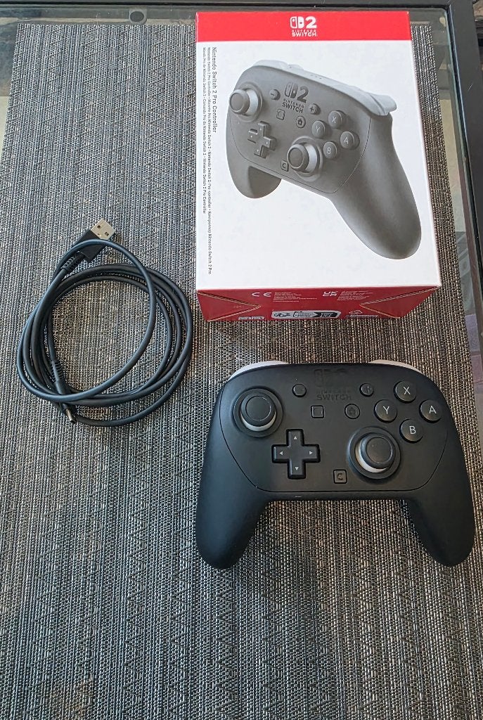 switch 2 pro controller, Spelcomputers en Games, Spelcomputers | Nintendo Switch, Ophalen of Verzenden, Zo goed als nieuw, Met 1 controller