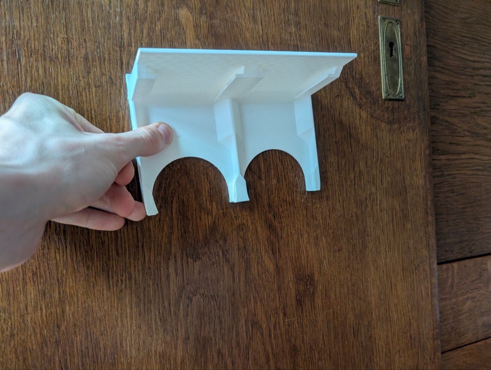 58mm Dual Portafilter Muurbeugel - 3D Geprint Wit, Overige typen, Kunststof, Nieuw, Ophalen of Verzenden