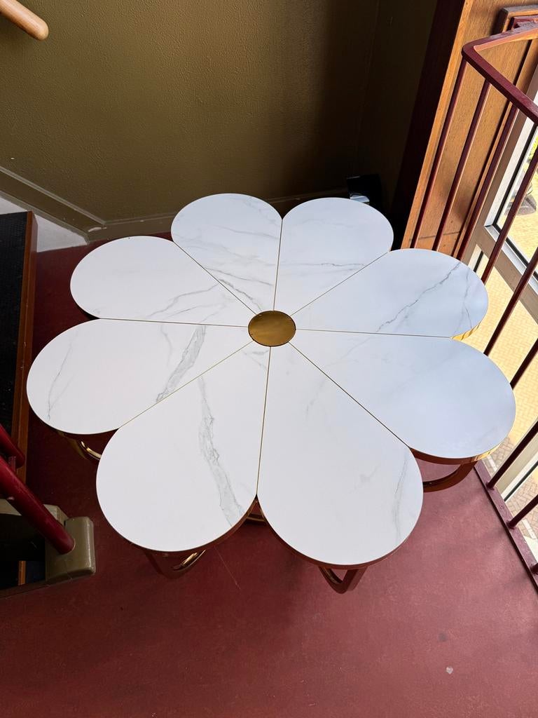 Salon tafel, Huis en Inrichting, Tafels | Salontafels, Ophalen, 100 tot 150 cm, 50 tot 100 cm, Zo goed als nieuw