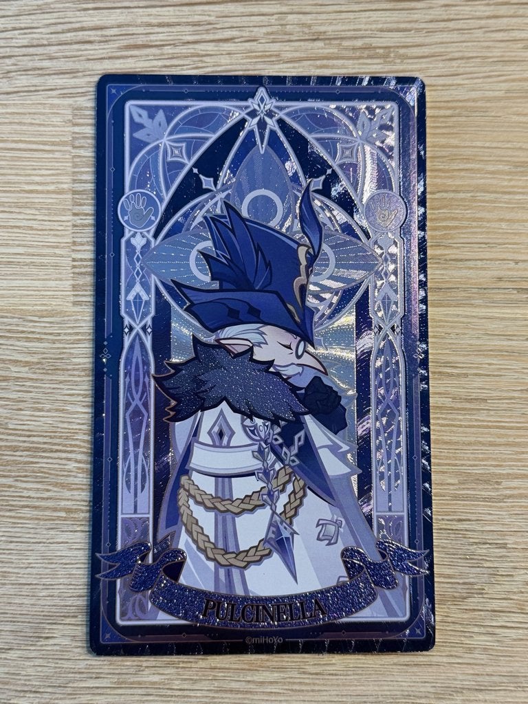 Genshin Impact Pulcinella Frost & Flame Collectie Card, Verzamelen, Poppetjes en Figuurtjes, Ophalen of Verzenden, Zo goed als nieuw