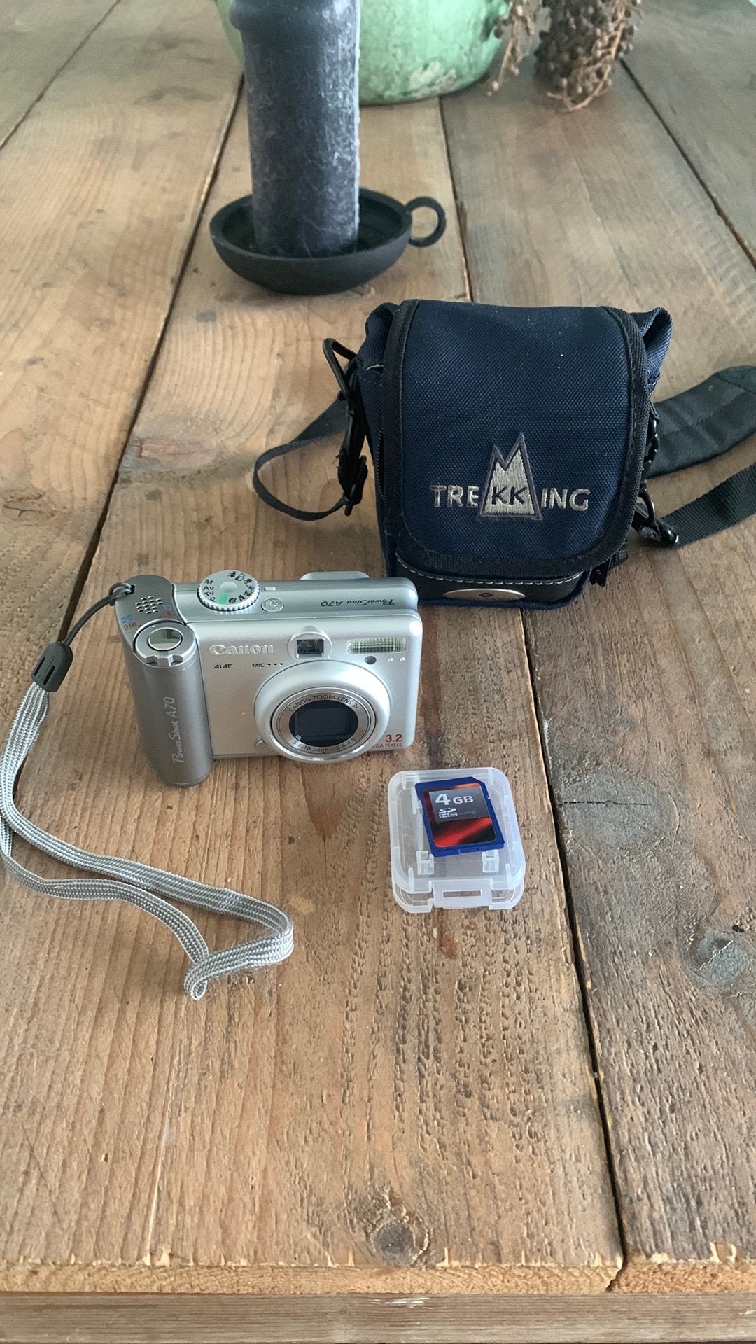 Canon PowerShot A70 Compactcamera met Samsonite tas, Ophalen, Canon, Zo goed als nieuw, Compactcamera
