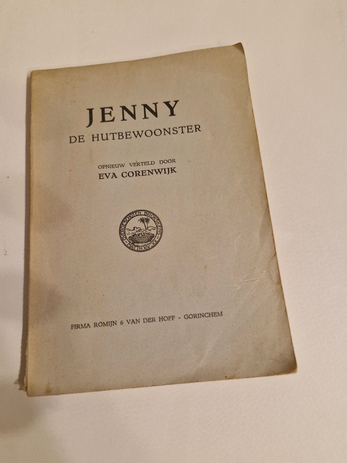Jenny de Hutbewoonster - Ds L. Richmond (oud boek), Boeken, Ophalen of Verzenden, Gelezen, Ds L. Richmond, Nederland