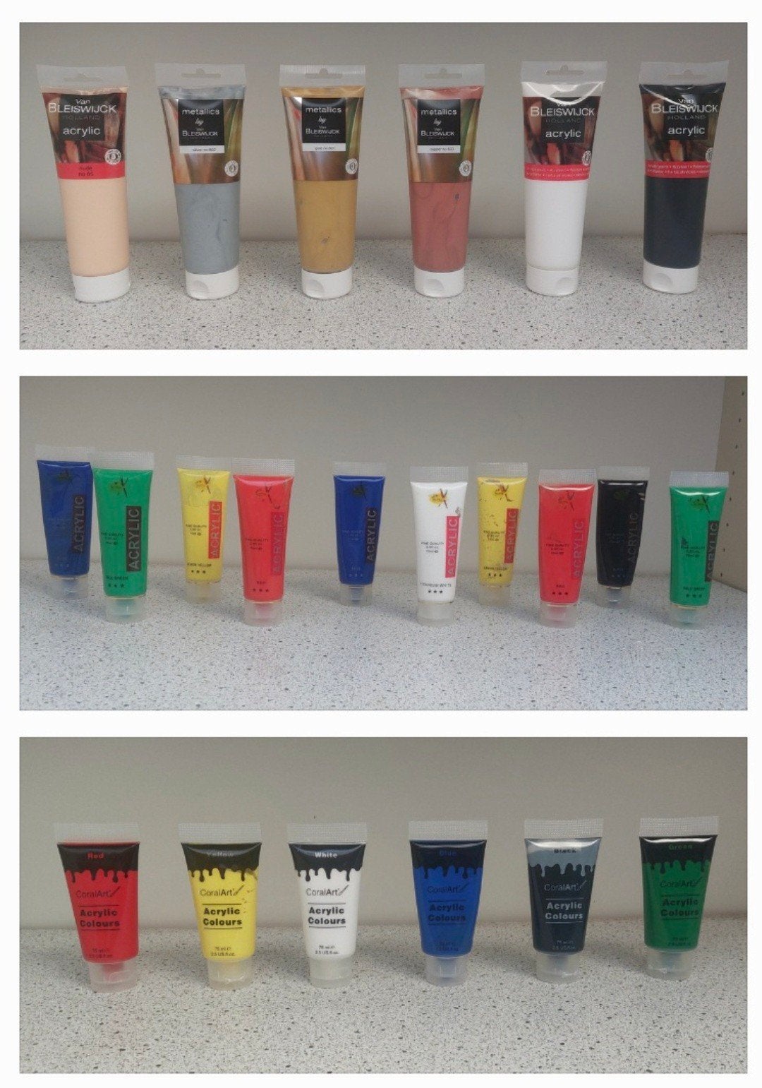 Diverse Acrylverf 22 tube voor €35, Ophalen of Verzenden, Nieuw, Acrylverf