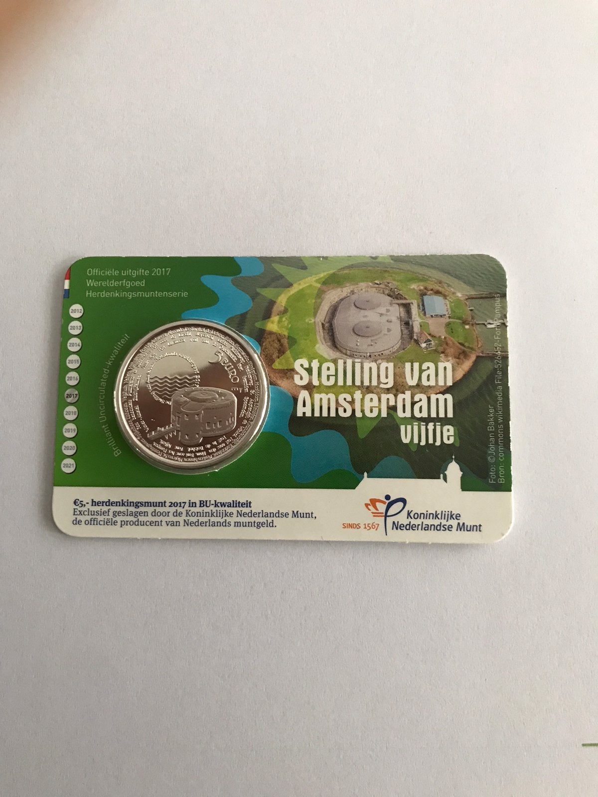 Stelling van Amsterdam  in BU kwaliteit, Ophalen of Verzenden, Overige landen, 5 euro