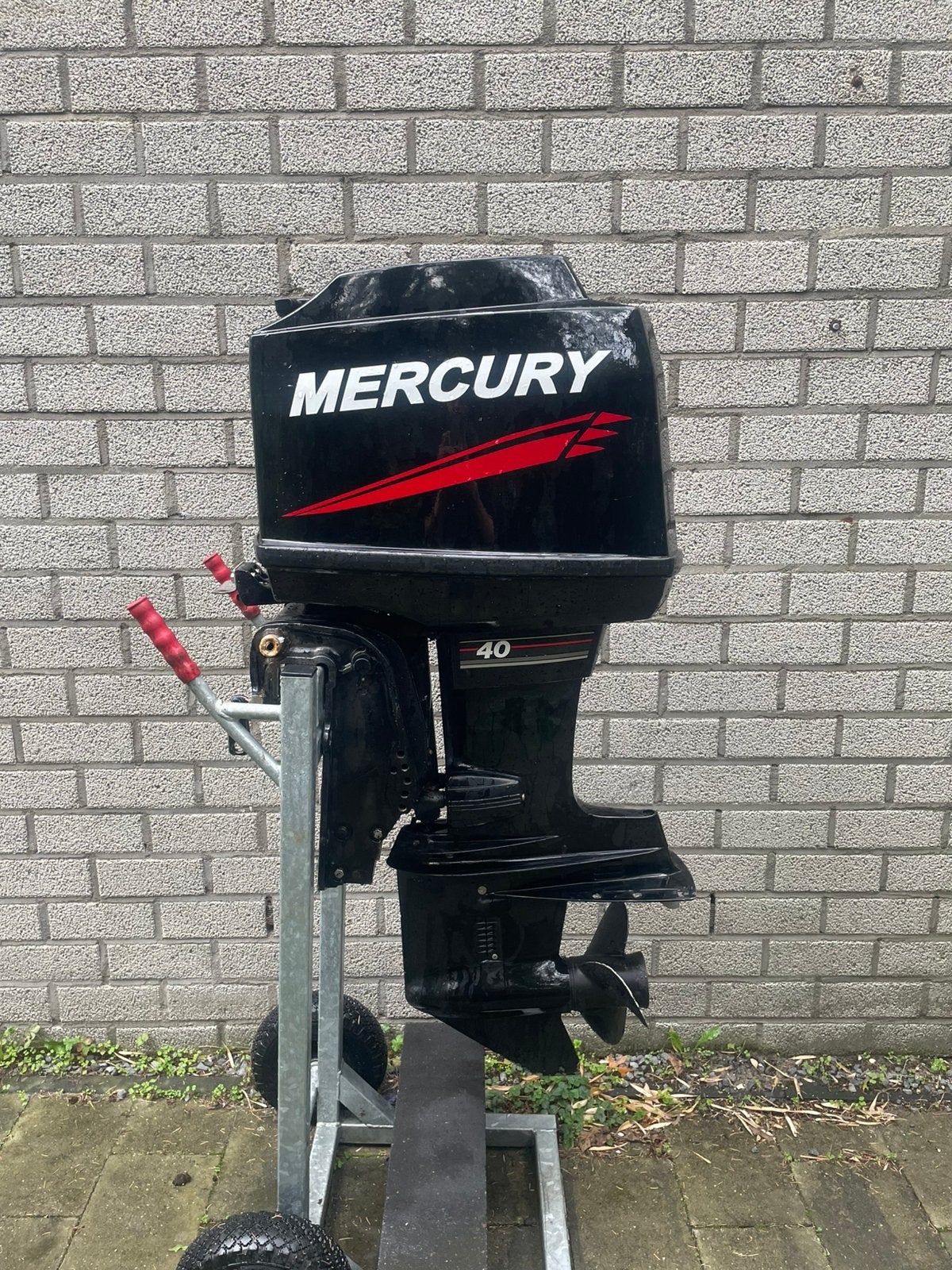 Mercury 40pk 2takt loop of sloop opknapper, Watersport en Boten, Ophalen, Gebruikt, Met afstandsbediening, 30 pk of meer