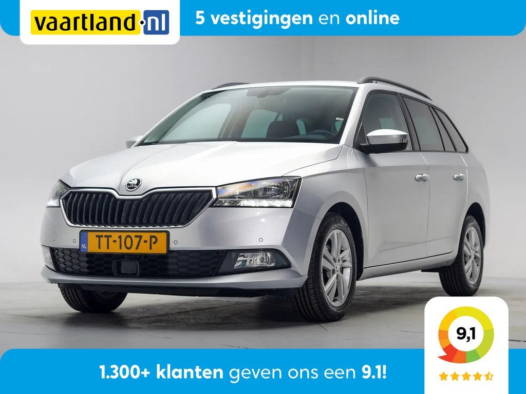 Skoda Fabia Combi 1.0 TSI Style [ Navi Clima PDC ], Auto's, Gebruikt, 49 €/maand, Origineel Nederlands, Handgeschakeld