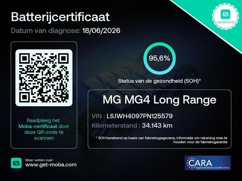 MG 4 Long Range 64kWh Luxury | Navigatie | Parkeersensoren &, Auto's, Automaat, Gebruikt, 1675 kg, Wit