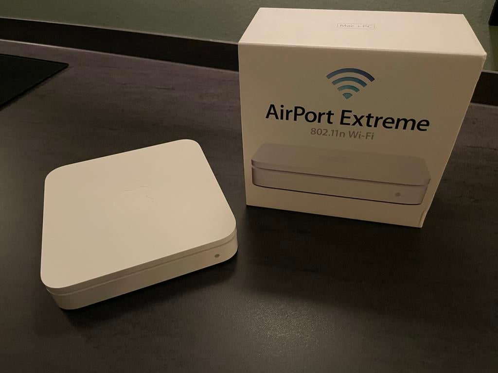 Apple AirPort Extreme A1408 - Wifi Access Point, Computers en Software, Accesspoints, Zo goed als nieuw, Ophalen of Verzenden