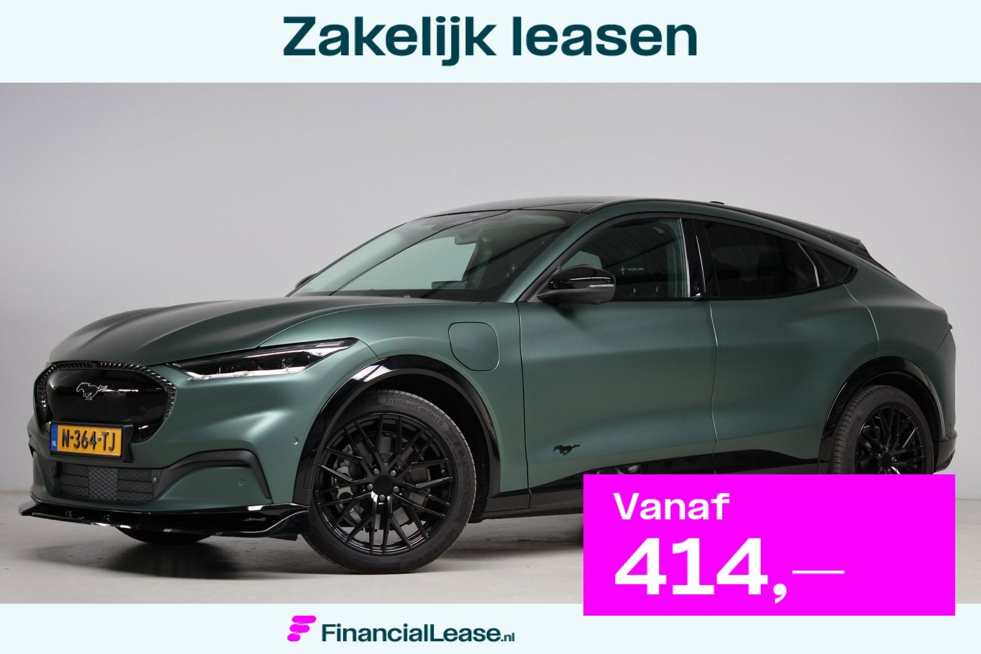 Ford Mustang Mach-E RWD 75 kWh | B&O | 360 camera | adap. cr, Automaat, Dealer onderhouden, Gebruikt, 1249 min