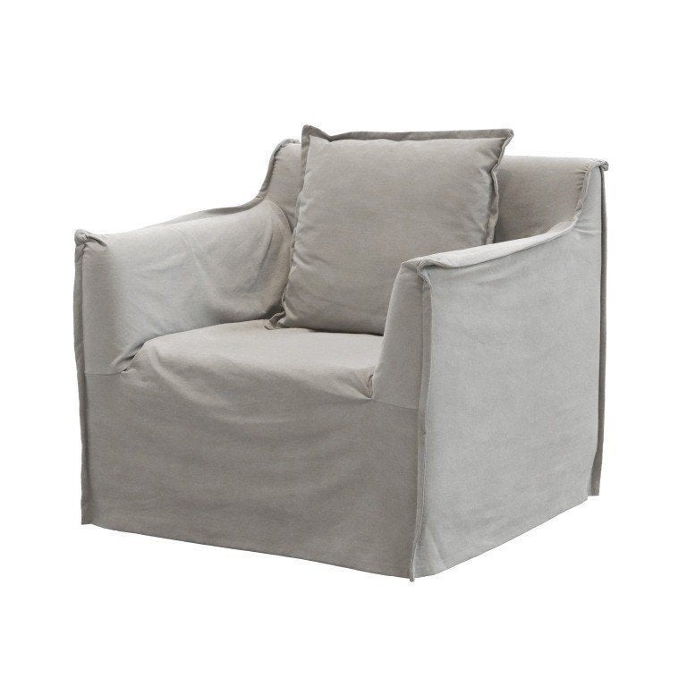 Anna Fauteuil van Leeff 100% gewassen katoen, Natuurlijk, Casual, 75 tot 100 cm, Ophalen of Verzenden, Zo goed als nieuw