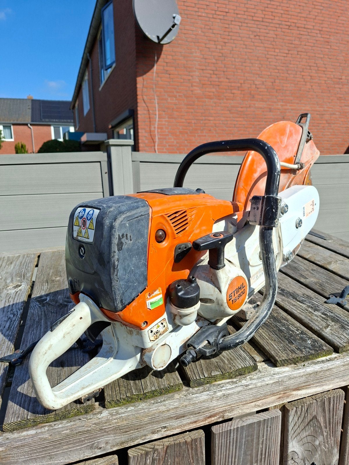 Stihl ts800 bandenzaag, Ophalen of Verzenden, Gebruikt