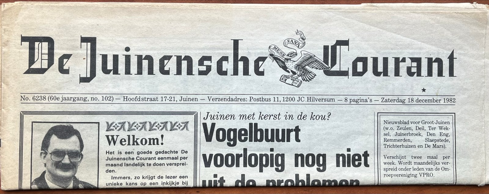 De Juinensche Courant uit 1982-1983, Boeken, Tijdschriften en Kranten, Gelezen, Krant, Ophalen of Verzenden