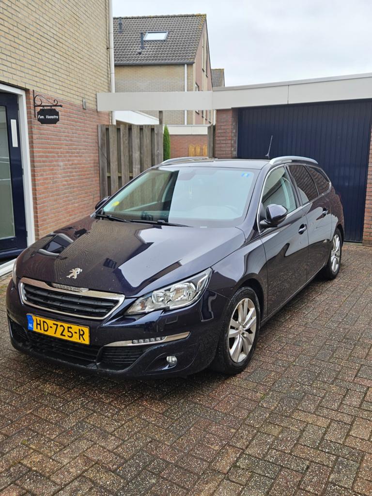 Peugeot 308 1.6 Bluehdi 120pk 2015 Blauw, Voorwielaandrijving, 680 kg, 4 cilinders, Blauw