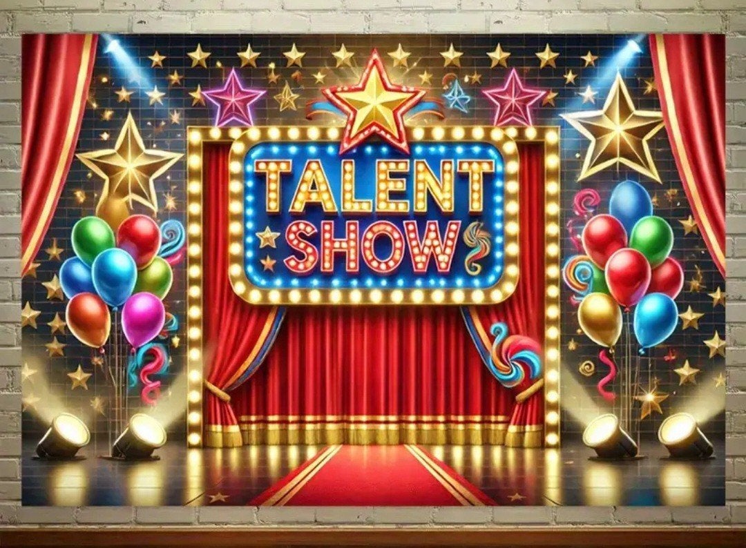 talent show decordoek 2.5 mtr breed, Ophalen of Verzenden