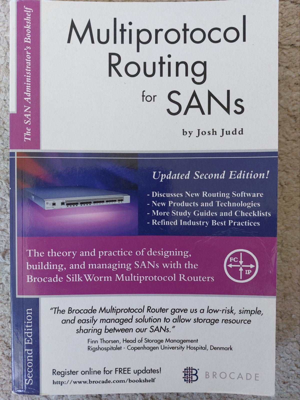 Multiprotocol routing for SAN networks, Brocade, Ophalen of Verzenden, Zo goed als nieuw, Programmeertaal of Theorie