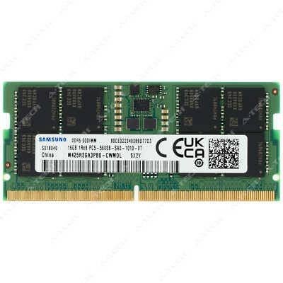 Samsung 2×16GB DDR5 SO‑DIMM – OEM MSI pull – ongebruikt, Computers en Software, 32 GB, Ophalen of Verzenden, Zo goed als nieuw