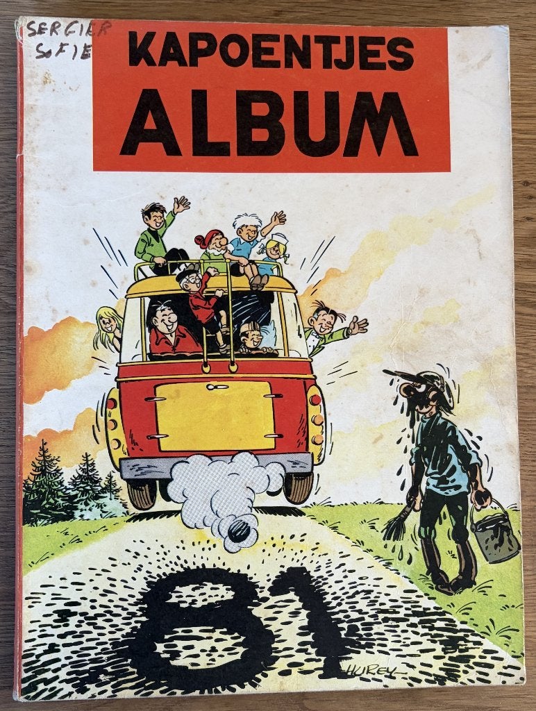 Kapoentjes Album 81 - 1e druk (1967) Strip, Eén stripboek, Ophalen of Verzenden, Gelezen