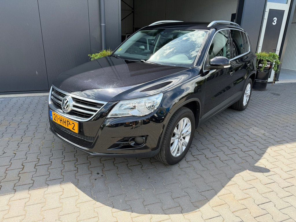 Volkswagen Tiguan 2.0 TSI Sport&Style 4Motion, Stof, Gebruikt, Zwart, 4 cilinders