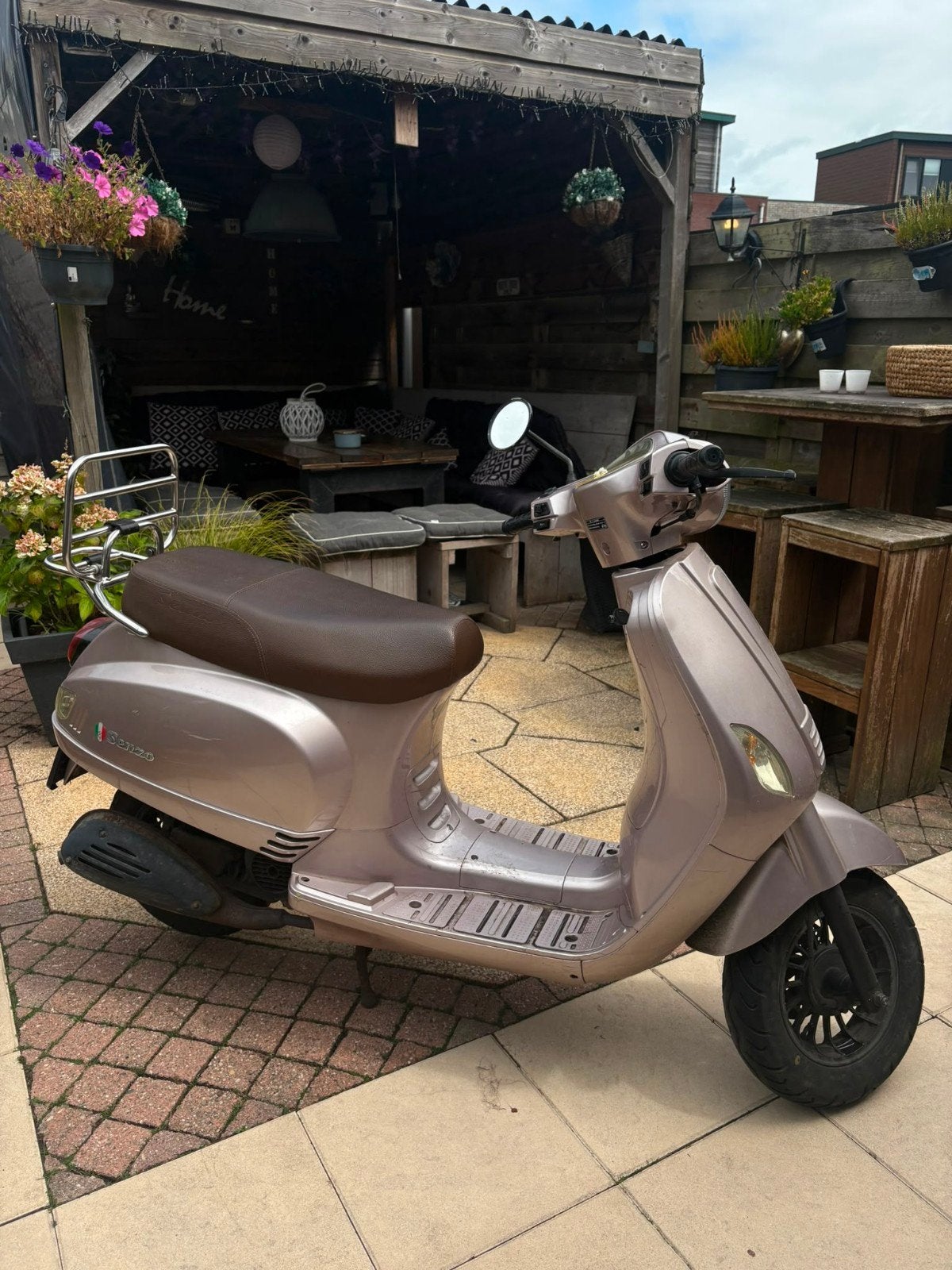 Senzo RivaLux champagne 45 scooter, Ophalen, Gebruikt, Benzine, Overige merken