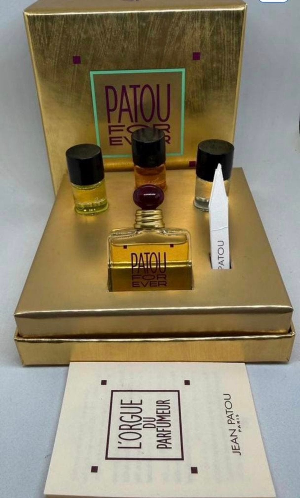 Set Patou Forever L’orgue du parfumeur 5 ml + 3x2m, Verzenden, Nieuw, Miniatuur, Gevuld