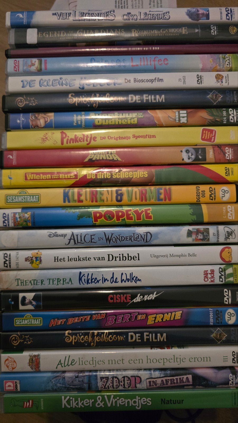 Dvd films voor kinderen., Cd's en Dvd's, Alle leeftijden, Ophalen of Verzenden, Zo goed als nieuw