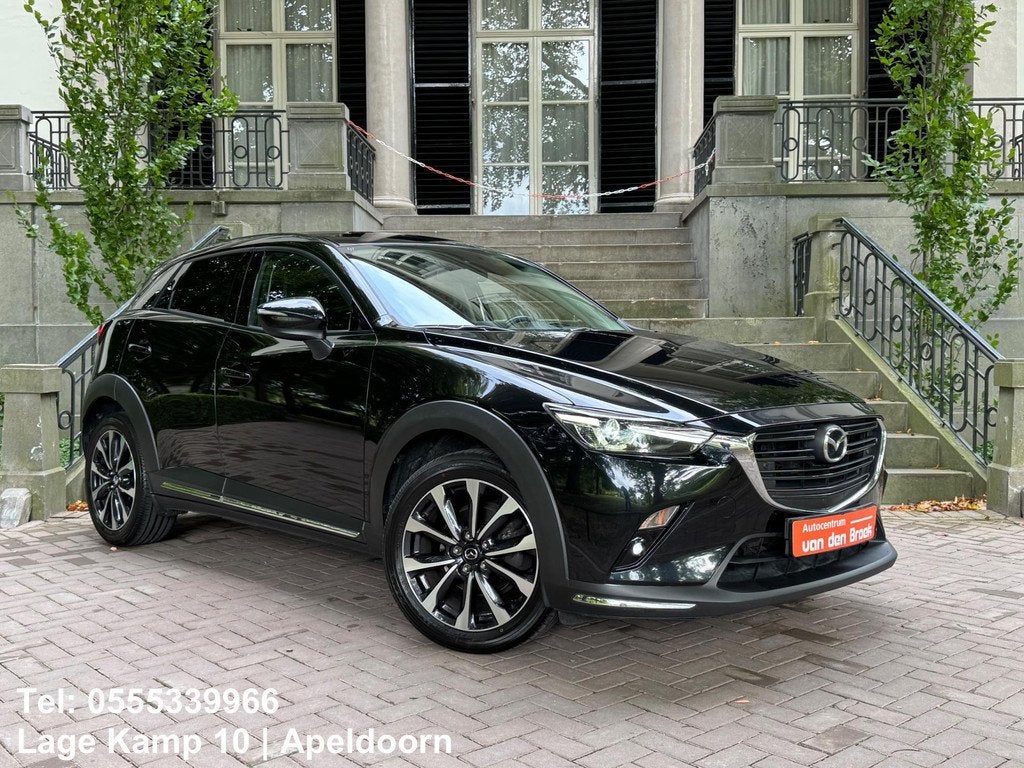 Mazda CX-3 2.0 Gt Luxury 120 Automaat Navi Xenon Head-Up Cam, Auto's, Mazda, 1998 cc, Gebruikt, Zwart, 4 cilinders