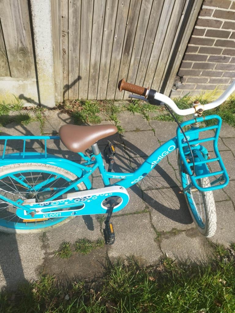 Amigo Kinderfiets 20 inch - Blauw/Turquoise, Fietsen en Brommers, Fietsen | Kinderfietsjes, Gebruikt, 16 tot 20 inch, Ophalen