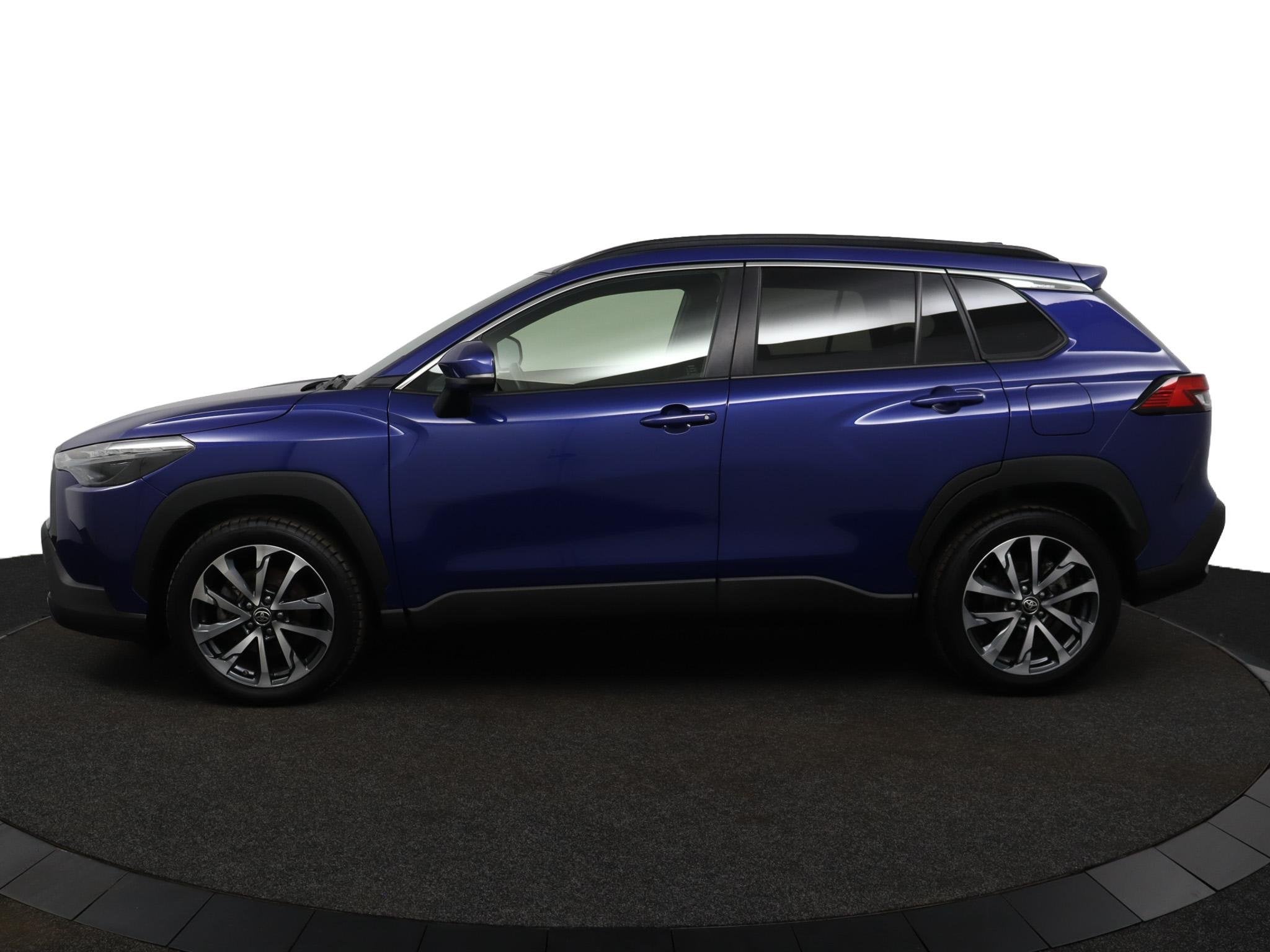 Toyota Corolla Cross Hybrid 200 Dynamic | Adaptieve Cruise C, Auto's, Stof, Gebruikt, 4 cilinders, Blauw