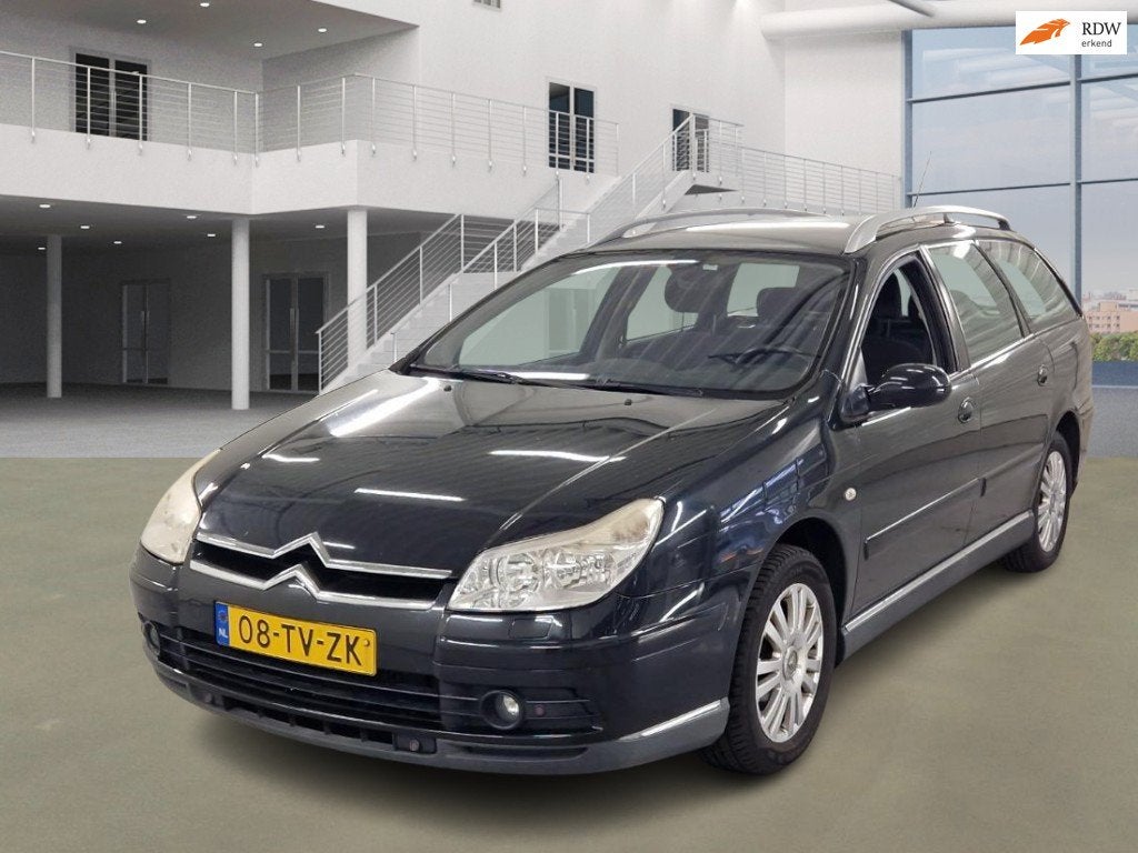 Citroen C5 Break 2.0-16V Ligne Business, Auto's, Citroën, Gebruikt, 4 cilinders, Zwart, Origineel Nederlands