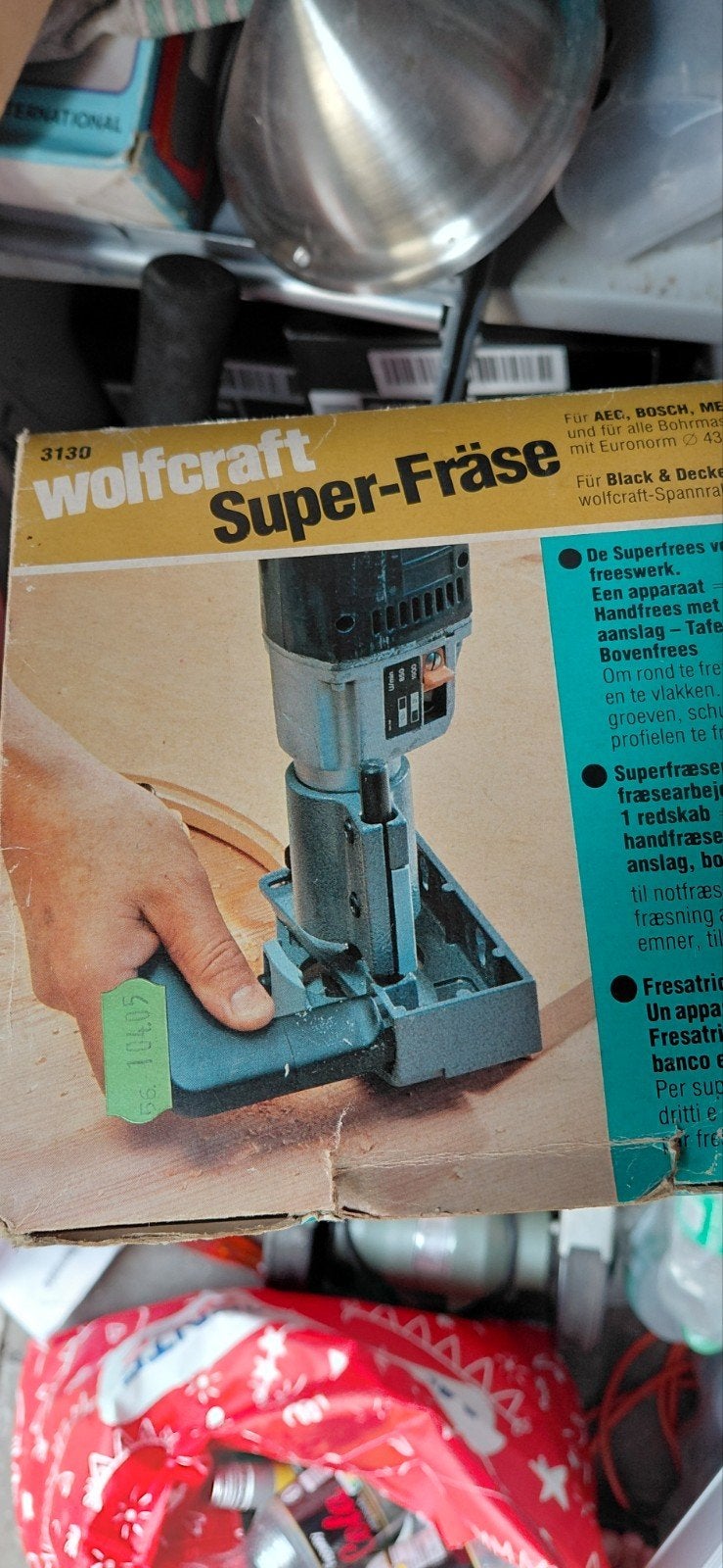 Wolfcraft Super-Fräse 3-in-1 Freesmachine, Gebruikt, Ophalen of Verzenden, Bovenfrees, Elektrisch