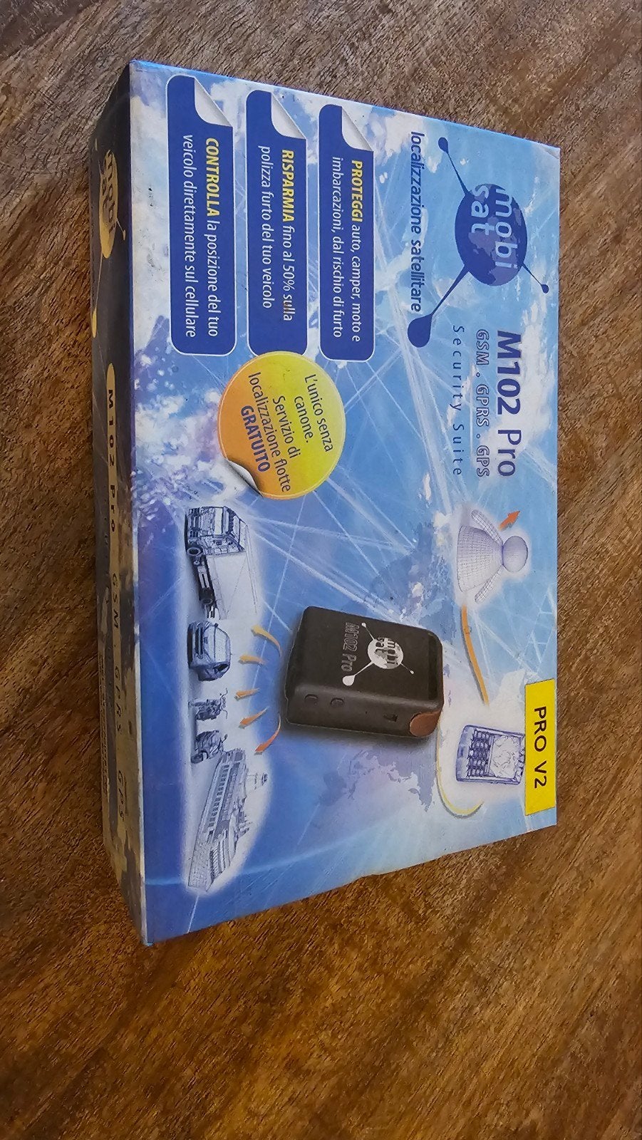 Mobi-Sat M102 Pro GPS-tracker voor voertuigbeveiliging, Ophalen, Nieuw