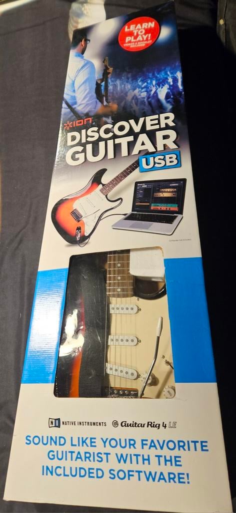 ION Discover Guitar Elektrische Gitaar, Met versterker, Zo goed als nieuw, Solid body, Ophalen