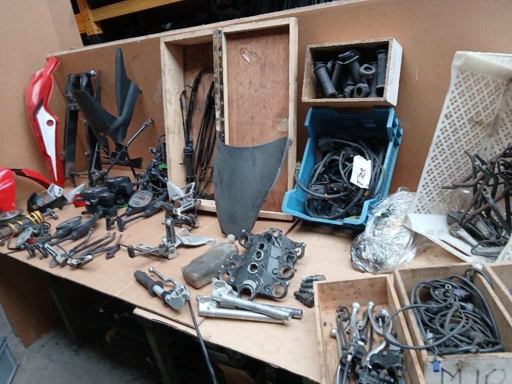 Yamaha TZR50 onderdelen TZR 50 AM6 uitlaat Koplamp cockpit, Ophalen of Verzenden, Gebruikt, Uitlaat, Yamaha tzr50
