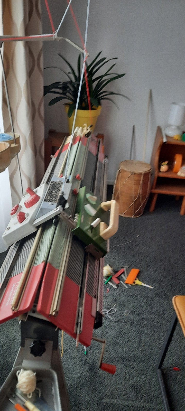 z.g.o.h passap pinky dubbelbeds fijnbreier originele tafel, Ophalen, Gebruikt, Breien, Machine