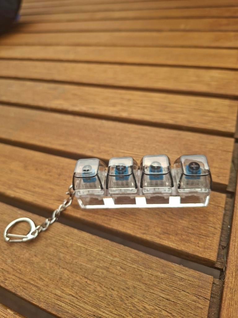 Keyboard Fidget Clicker Sleutelhanger - Anti-stress, Ophalen of Verzenden, Nieuw