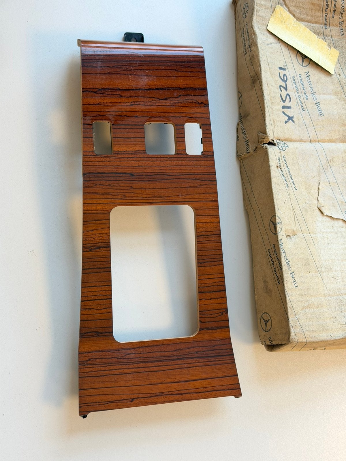 Mercedes W124 Origineel Zebrano hout Houten Schakelpaneel, Ophalen of Verzenden, P, P, P