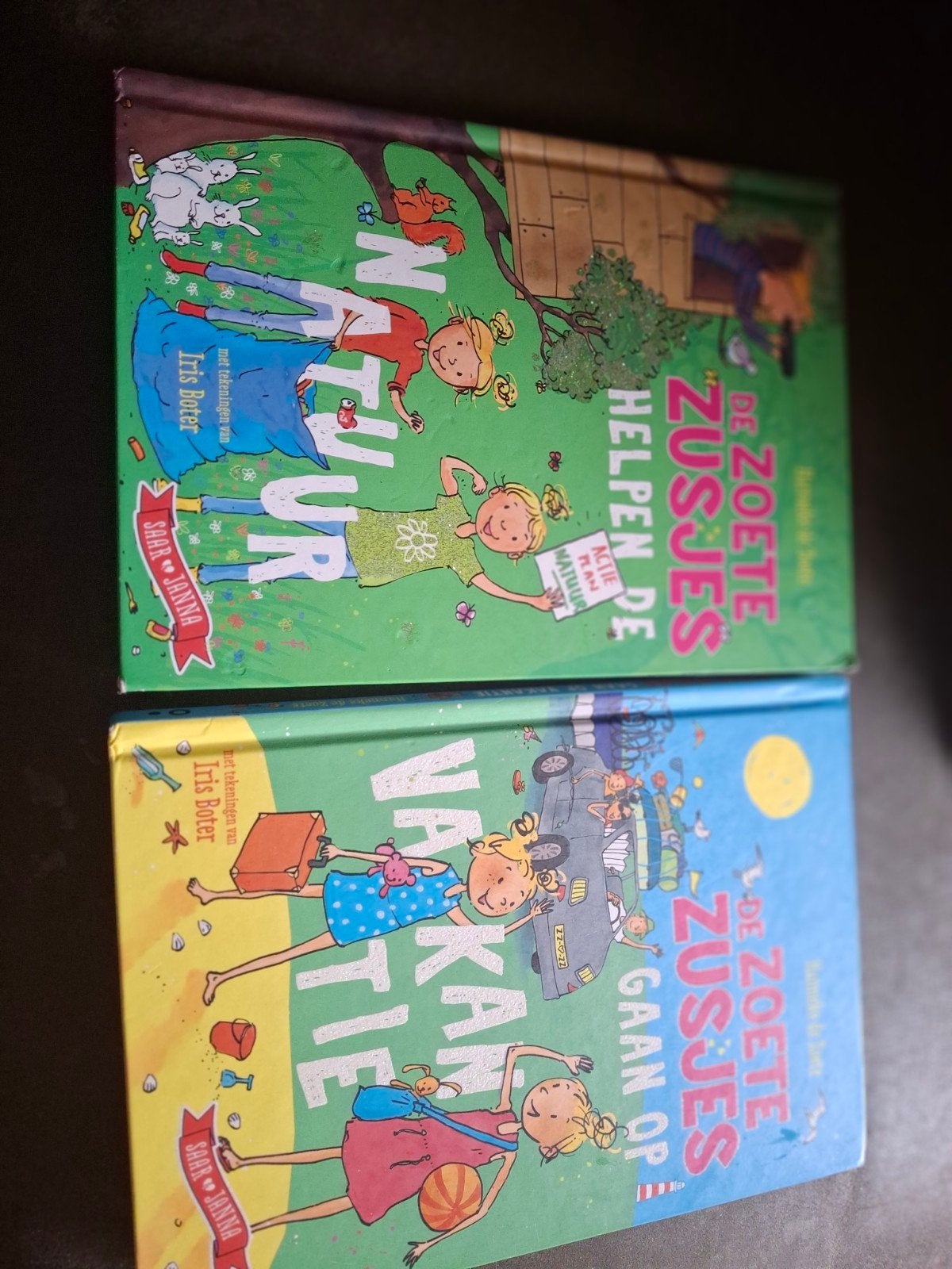 De Zoete Zusjes: Helpen de natuur (2 boeken, Ophalen of Verzenden, Gelezen, Hanneke de Zoete, Fictie algemeen