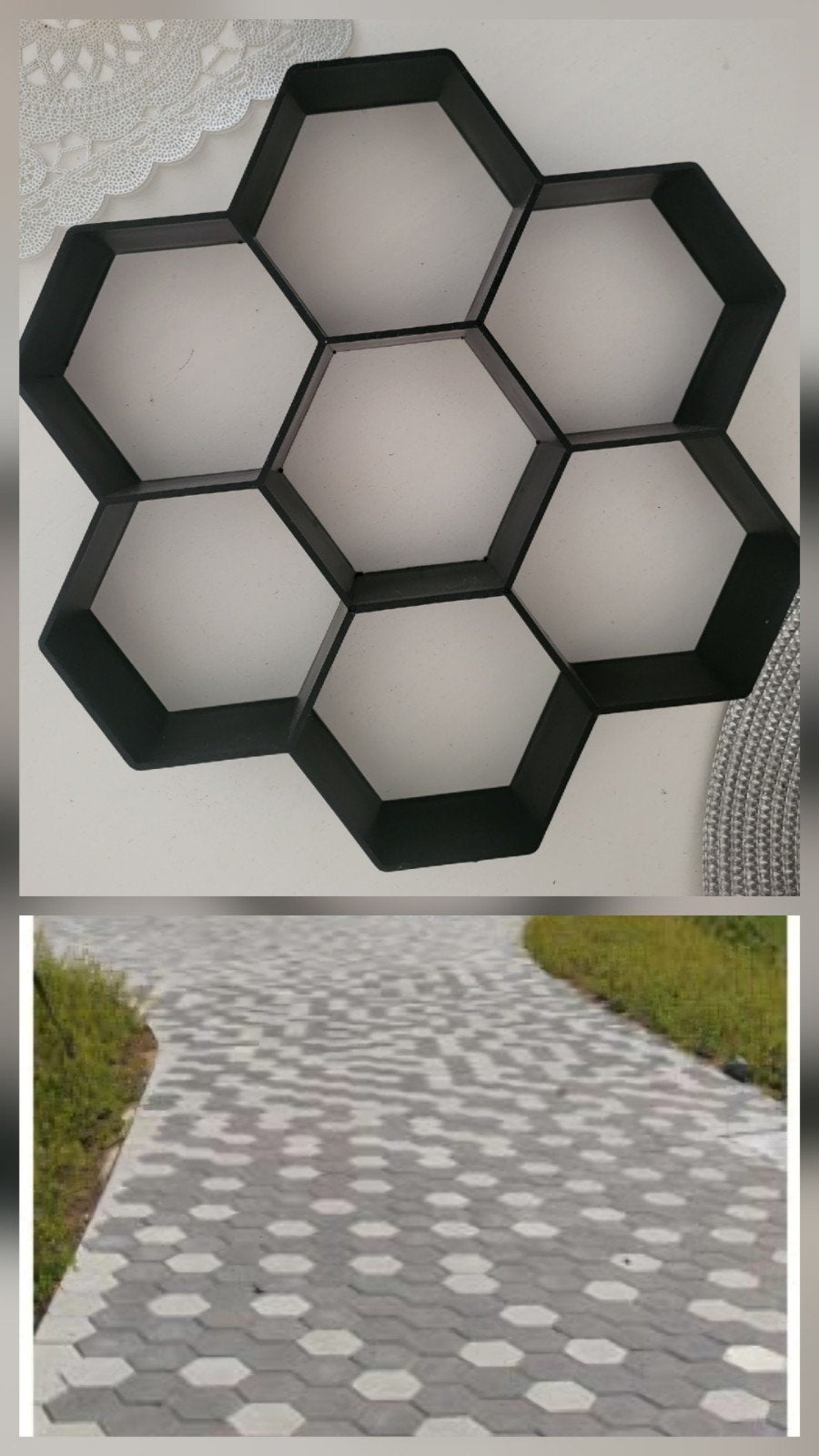 Tegel gietvorm / Tegelmal, Tuin en Terras, Tegels en Klinkers, Ophalen, Nieuw, Beton, Terrastegels