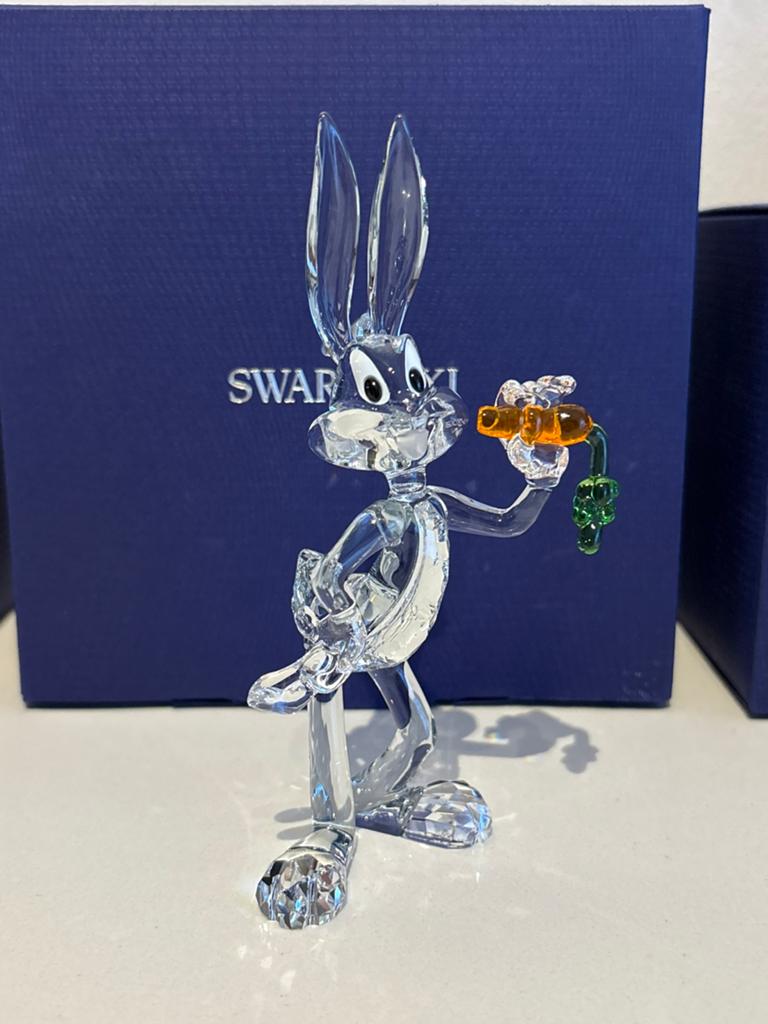 Swarovski looney tunes Buggs Bunny, Verzamelen, Swarovski, Ophalen of Verzenden, Zo goed als nieuw, Figuurtje
