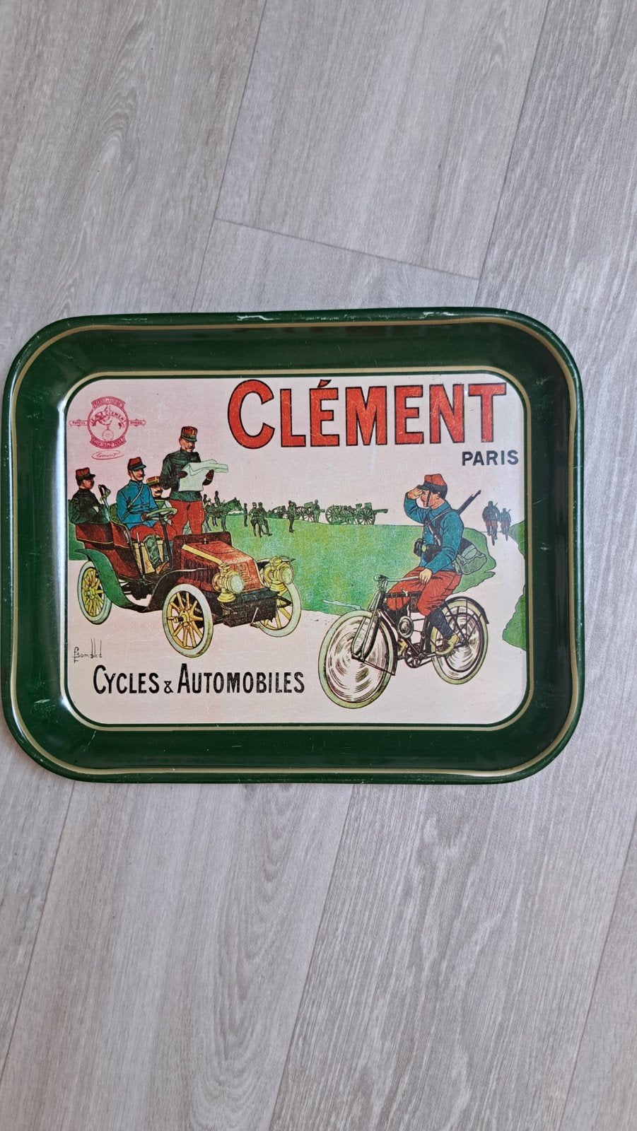 Vintage dienblad voor de verzamelaar., Ophalen of Verzenden, Gebruikt
