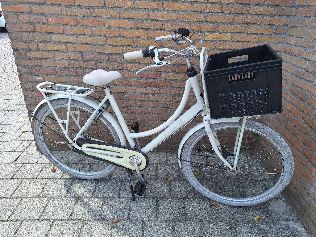 Damesfiets, 7 versnellingen, Batterij verlichting, Ophalen, Terugtraprem, Versnellingen, Batavus