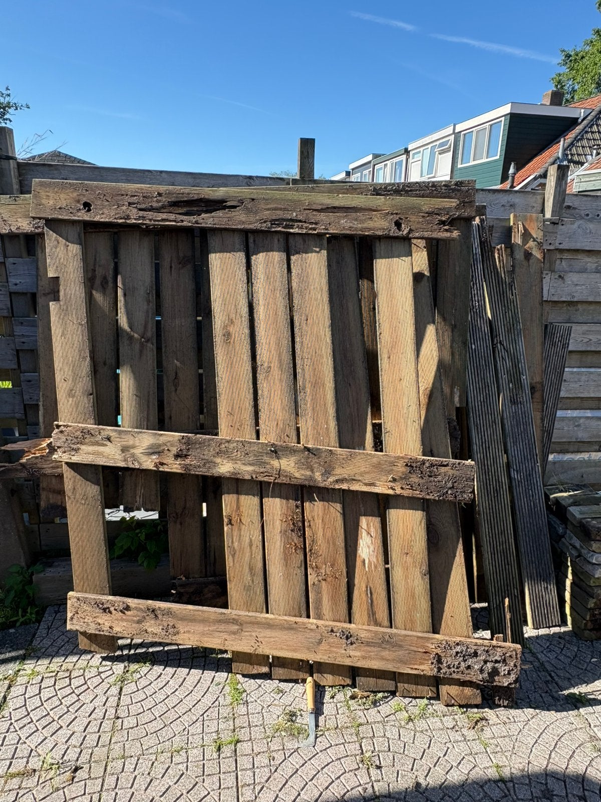 Vlonders voor sloophout, Ophalen, Gebruikt, Hout