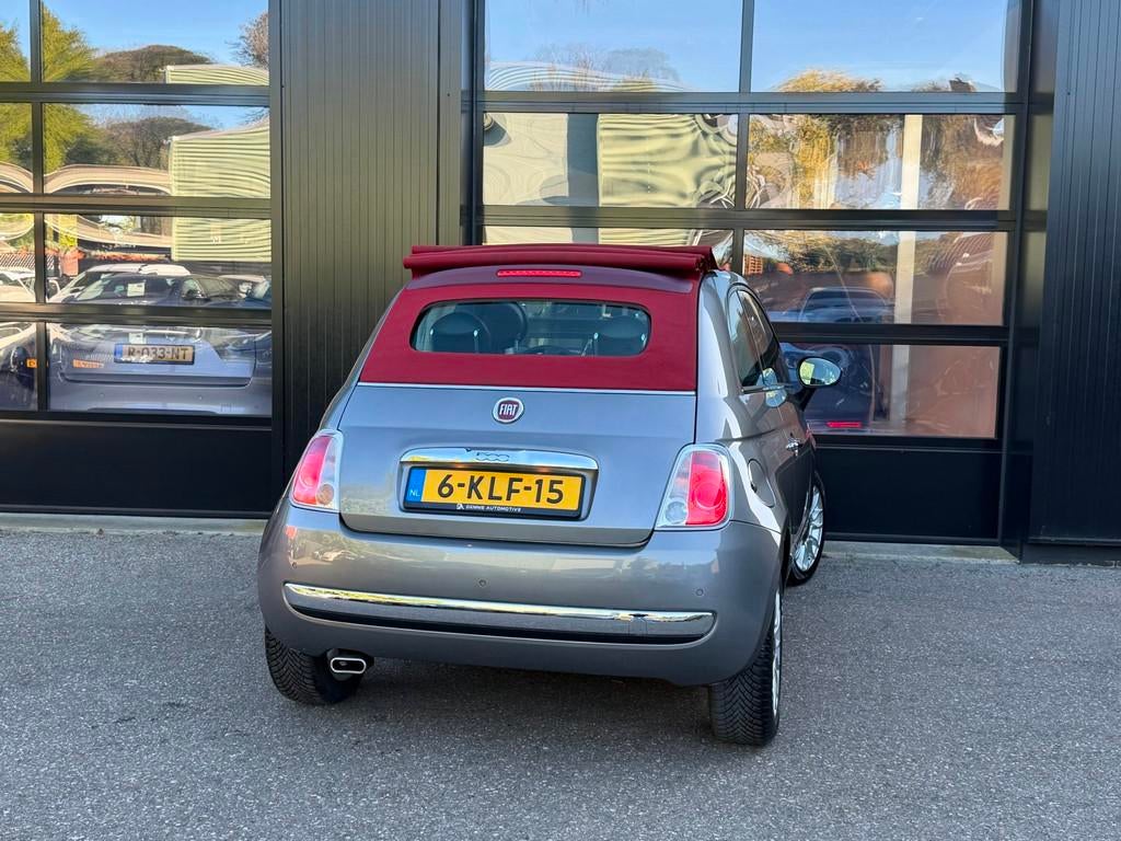 Fiat 500 C 0.9 TwinAir Lounge Grey Airco PDC Cabrio, Euro 5, 86 pk, Gebruikt, 31 €/maand