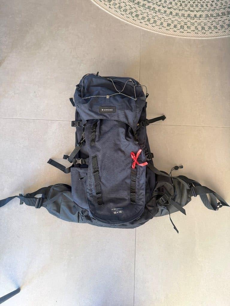 Simond dames backpack 50+10L blauw, zo goed als nieuw, Ophalen, Zo goed als nieuw, Klimsport-accessoire