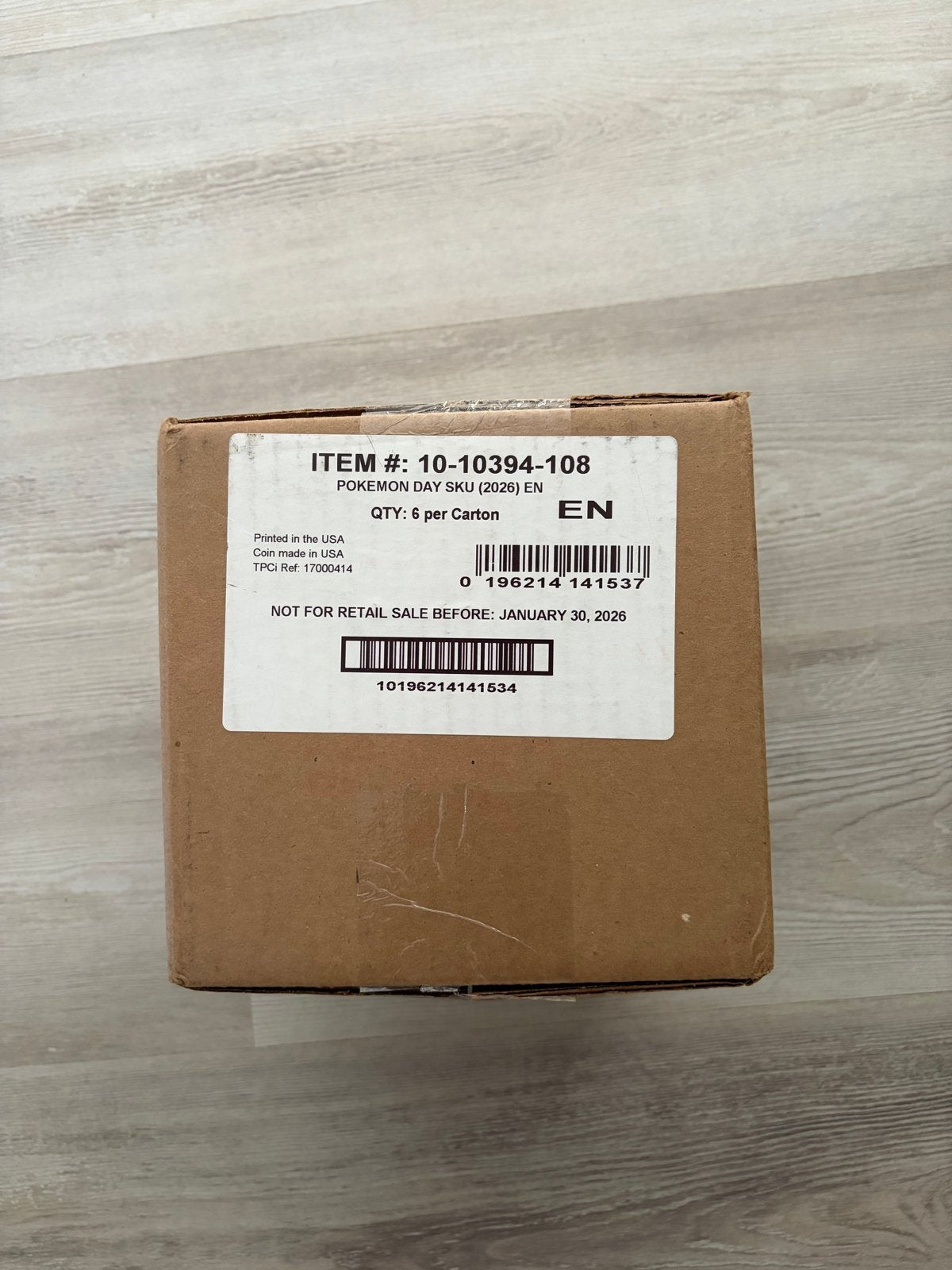 Pokémon Day SKU (2026) - 6 stuks per doos, Ophalen of Verzenden, Nieuw, Overige typen