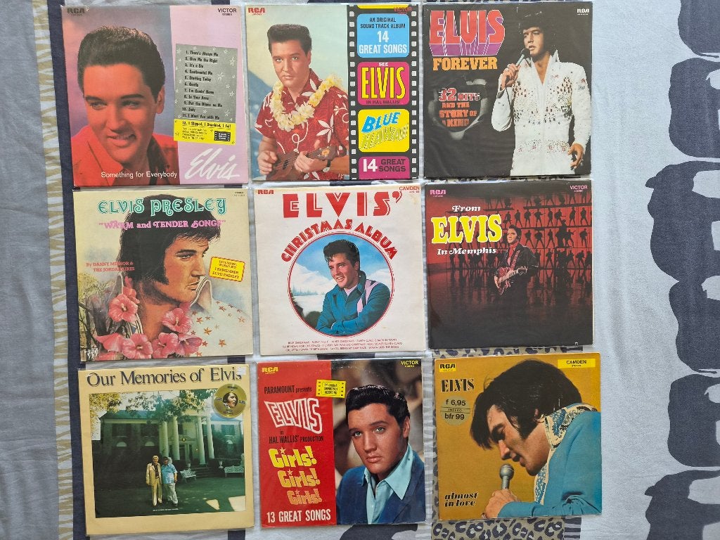 Vinyl 10 stuks Elvis Presley, Ophalen of Verzenden, Zo goed als nieuw, 12 inch